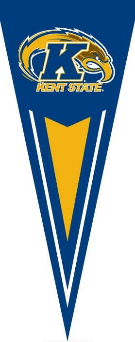 Kent State Golden Flashes Yard Pennant 34" x 14"