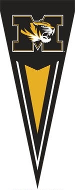 Missouri Tigers Yard Pennant 34" x 14"