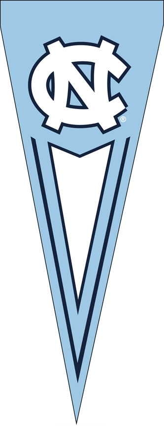 North Carolina Tar Heels Yard Pennant 34" x 14"