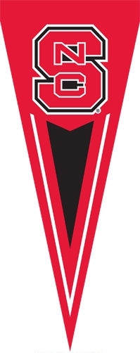 North Carolina State Wolfpack Yard Pennant 34" x 14"