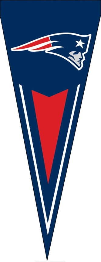Patriots Yard Pennants 34" x 14"