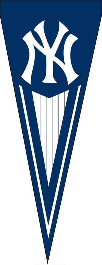 Yankees Yard Pennants 34" x 14"