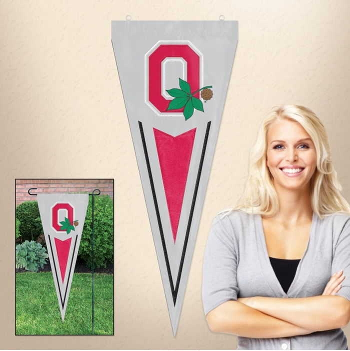Ohio State Buckeyes "O" Yard Pennant 34" x 14"