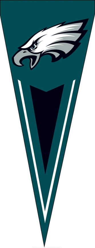 Eagles Yard Pennants 34" x 14"