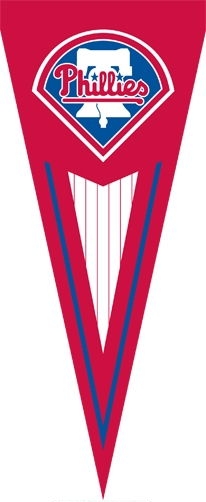 Phillies Yard Pennant 34" x 14"