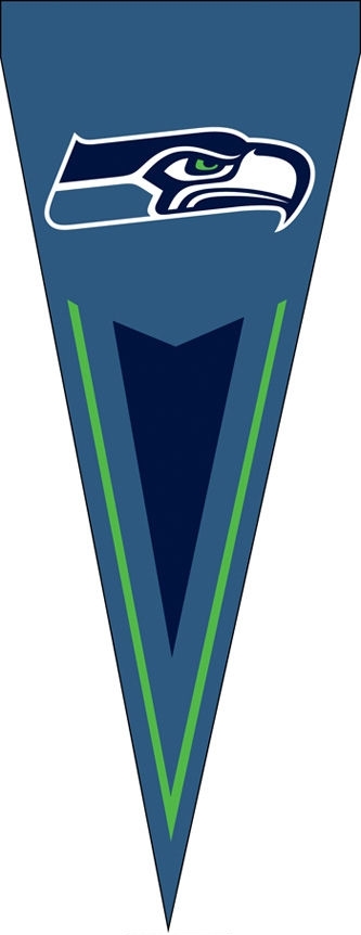 Seahawks Yard Pennants 34" x 14"