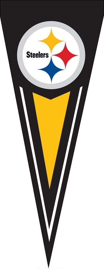 Steelers Yard Pennants 34" x 14"