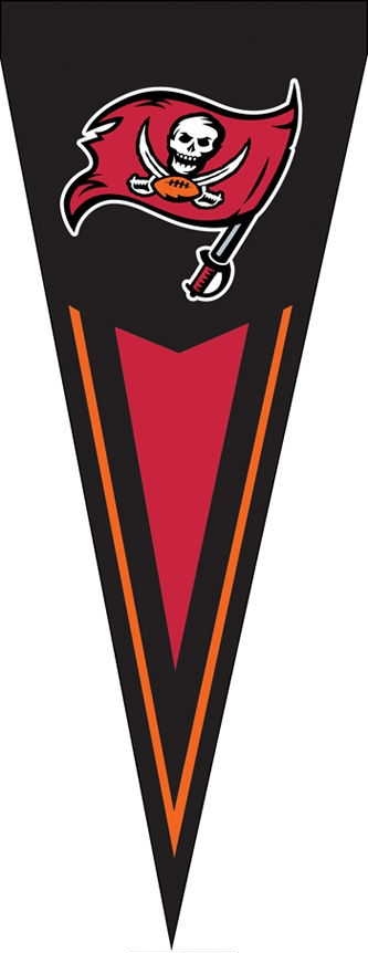 Buccaneers Yard Pennants 34" x 14"