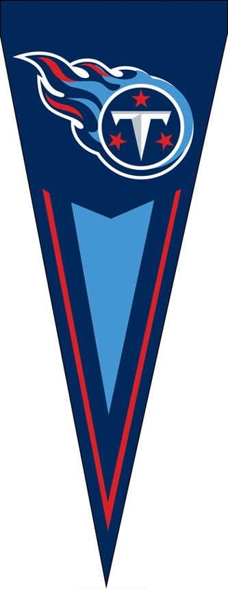 Titans Yard Pennants 34" x 14"