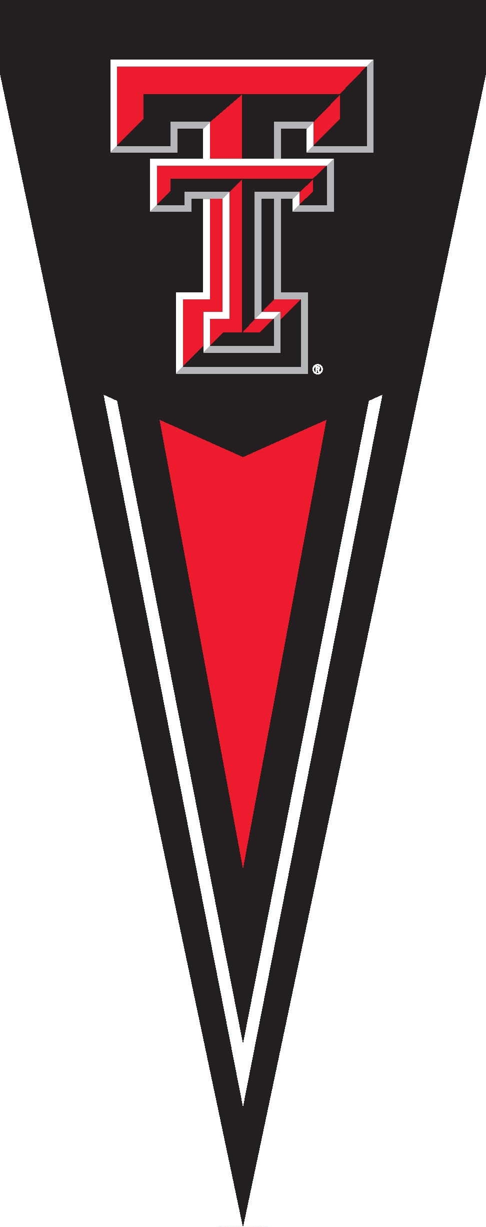 Texas Tech Red Raiders Yard Pennant 34" x 14"