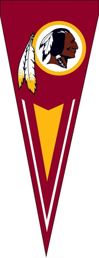Redskins Yard Pennants 34" x 14"