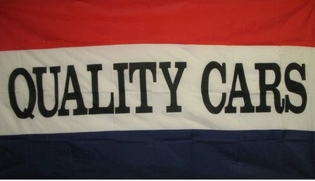 Quality Cars Message Flag
