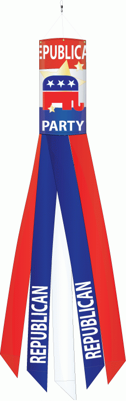 applique Republican Windsock - 1 left