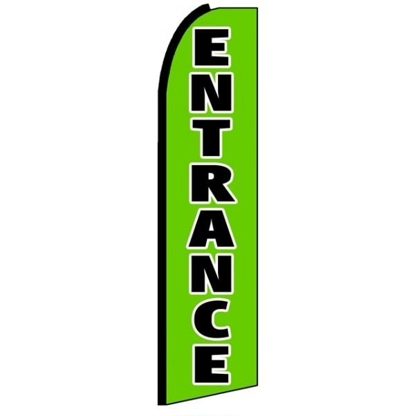 Entrance Feather Flag 3' x 11.5'
