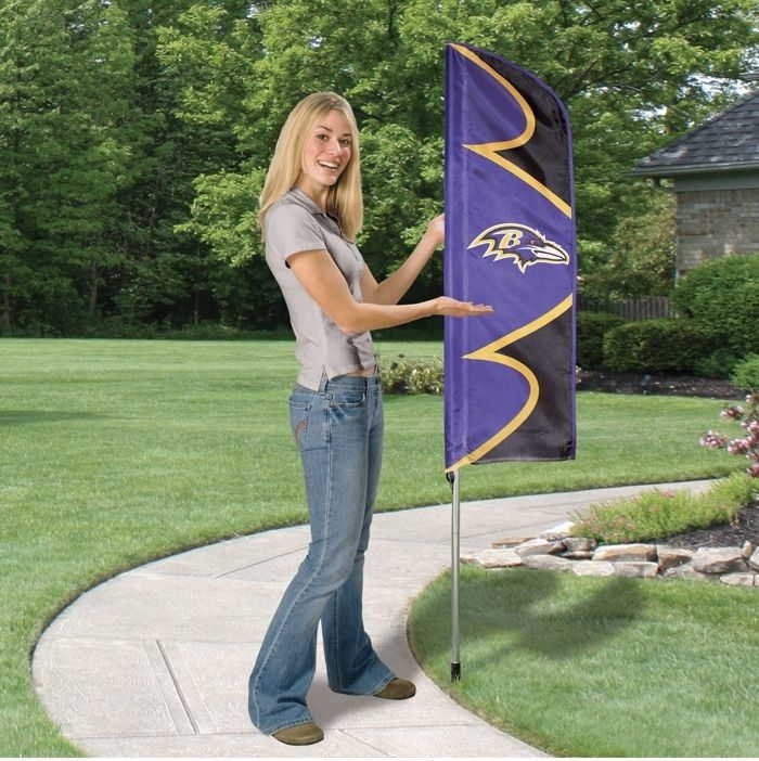 Baltimore Ravens Swooper Flag Kit 42" x 13"