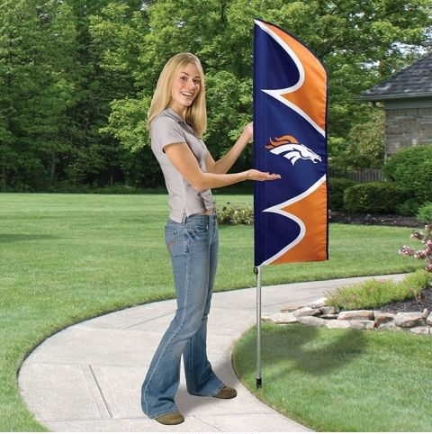 Denver Broncos Swooper Flag Kit 43" x 13"