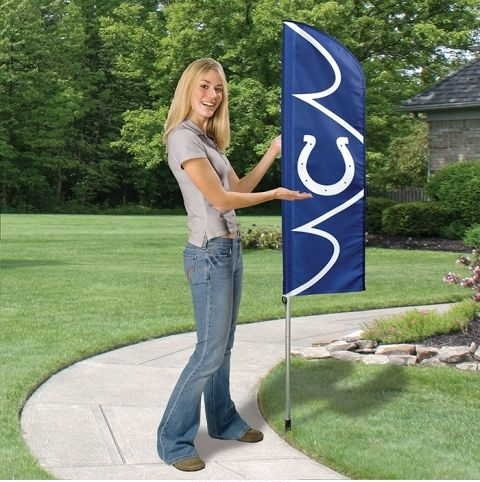 Indianapolis Colts Swooper Flag Kit 43" x 13"