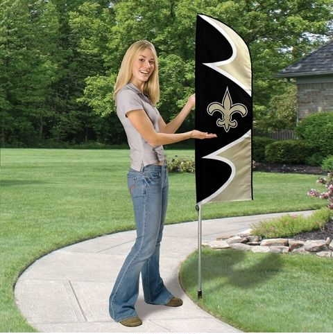 New Orleans Saints Swooper Flag Kit 43" x 13"