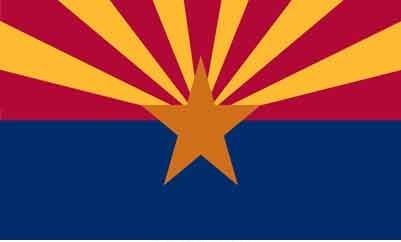 3' x 5' Arizona State High Wind, US Made Flag