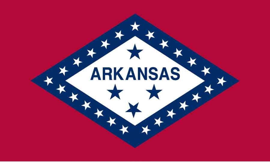 2' x 3' Arkansas State High Wind, US Made Flag