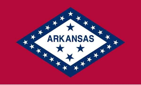 3' x 5' Arkansas State High Wind, US Made Flag
