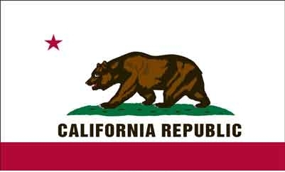 3' x 5' California State High Wind, US Made Flag