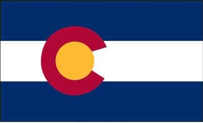 3' x 5' Colorado State High Wind, US Made Flag