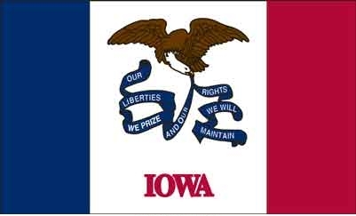 3' x 5' Iowa State High Wind, US Made Flag