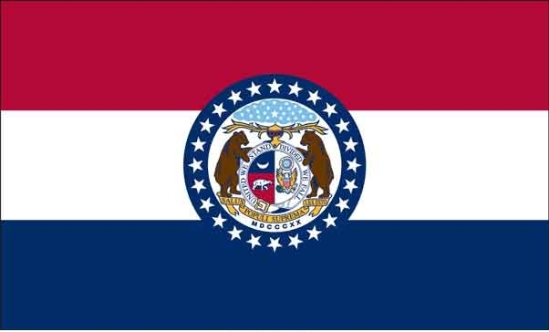 3' x 5' Missouri State High Wind, US Made Flag