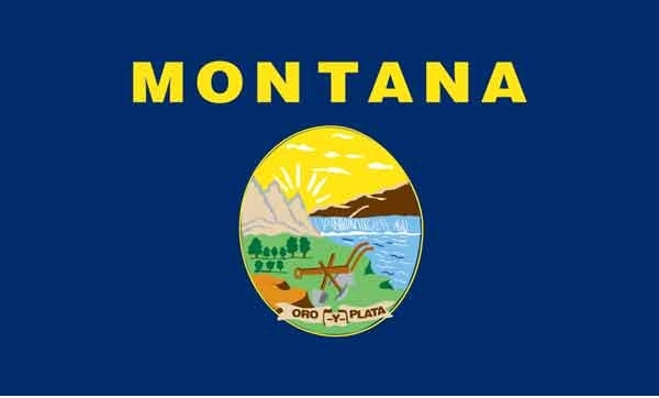 5' x 8' Montana State High Wind, US Made Flag