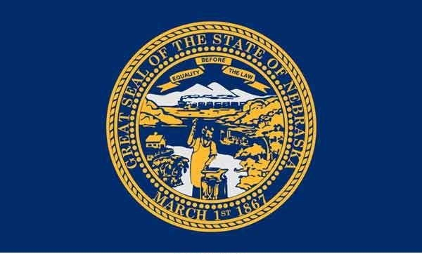 2' x 3' Nebraska State High Wind, US Made Flag
