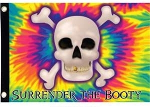 Surrender the Booty Seafarer Flag - 1 left