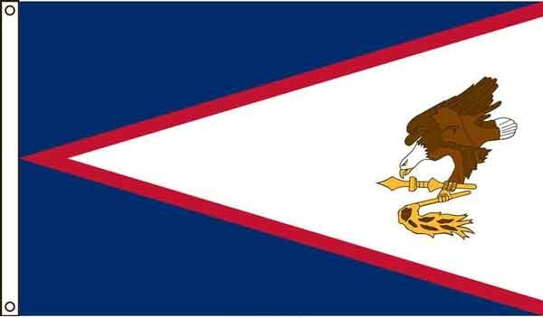 2' x 3' American Samoa High Wind, US Made Territorial Flag