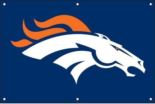 Broncos Fan Banner 2ft x 3ft