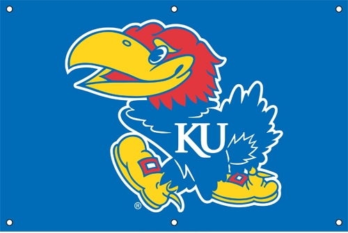 Kansas Jayhawks Fan Banner 2' x 3'