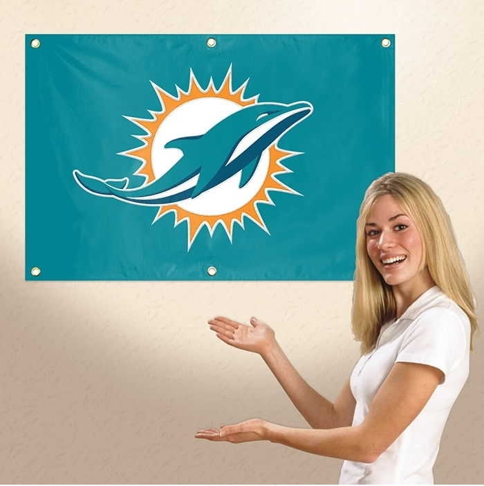 Dolphins Fan Banner 2ft x 3ft