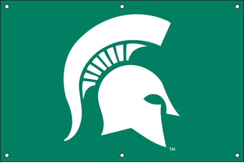 Michigan State Spartans Fan Banner 2' x 3'