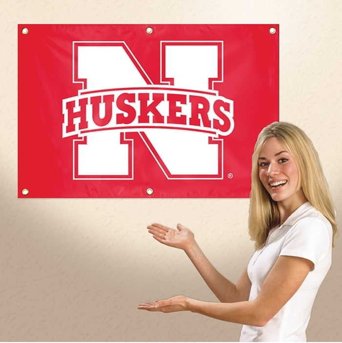 Nebraska Cornhuskers Fan Banner 2' x 3'
