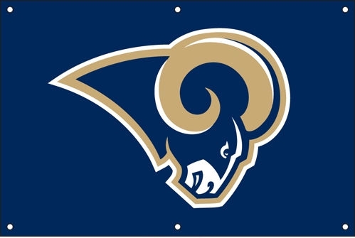 Rams Fan Banner 2ft x 3ft