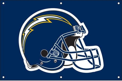 Chargers Fan Banner 2ft x 3ft