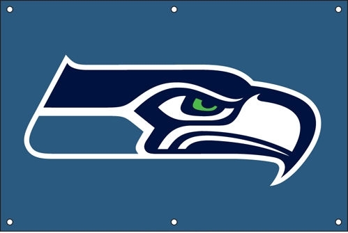 Seahawks Fan Banner 2ft x 3ft