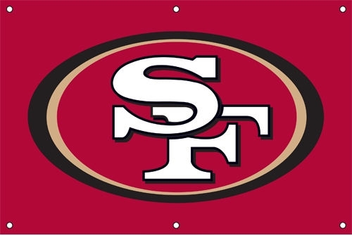 Forty-niners Fan Banner 2ft x 3ft