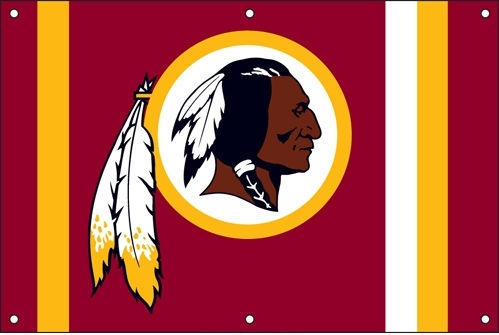 Redskins Fan Banner 2ft x 3ft