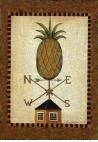 Pineapple Wind Vane House Flag - 1 left