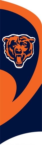 Bears Tall Team Flag 8.5' x 2.5'