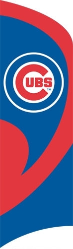 Cubs Tall Team Flag 8.5' x 2.5'
