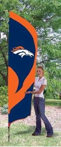 Broncos Tall Team Flag 8.5' x 2.5'