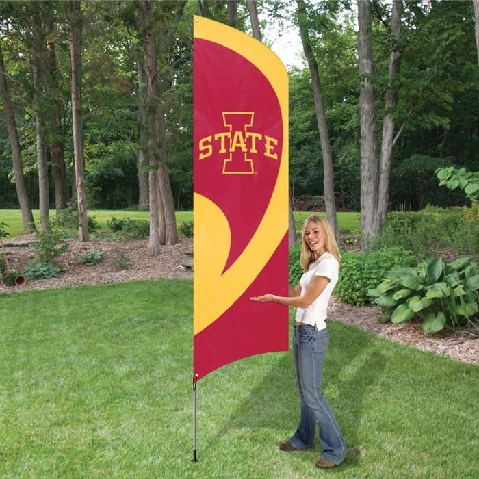 Iowa State Cyclones Tall Team Flag 8.5' x 2.5'