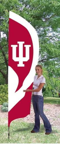 Indiana Hoosiers Tall Team Flag 8.5' x 2.5'