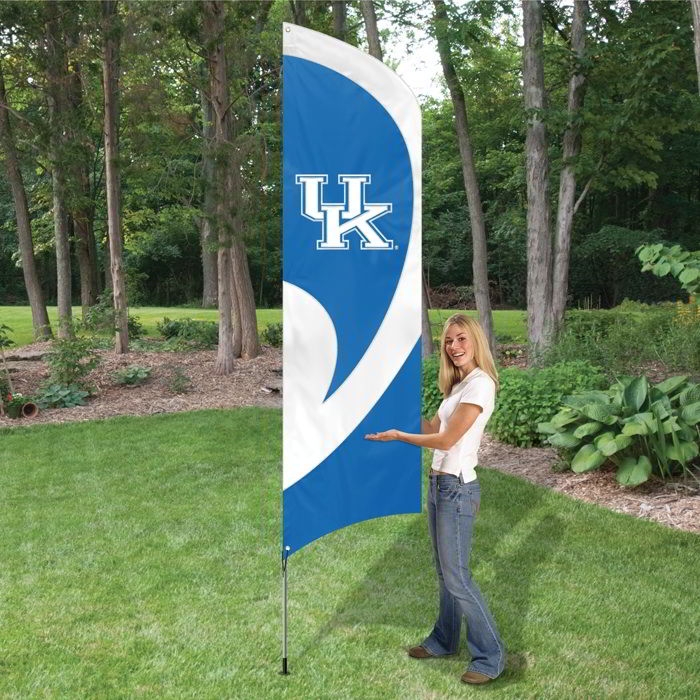 Kentucky Wildcats Tall Team Flag 8.5' x 2.5'